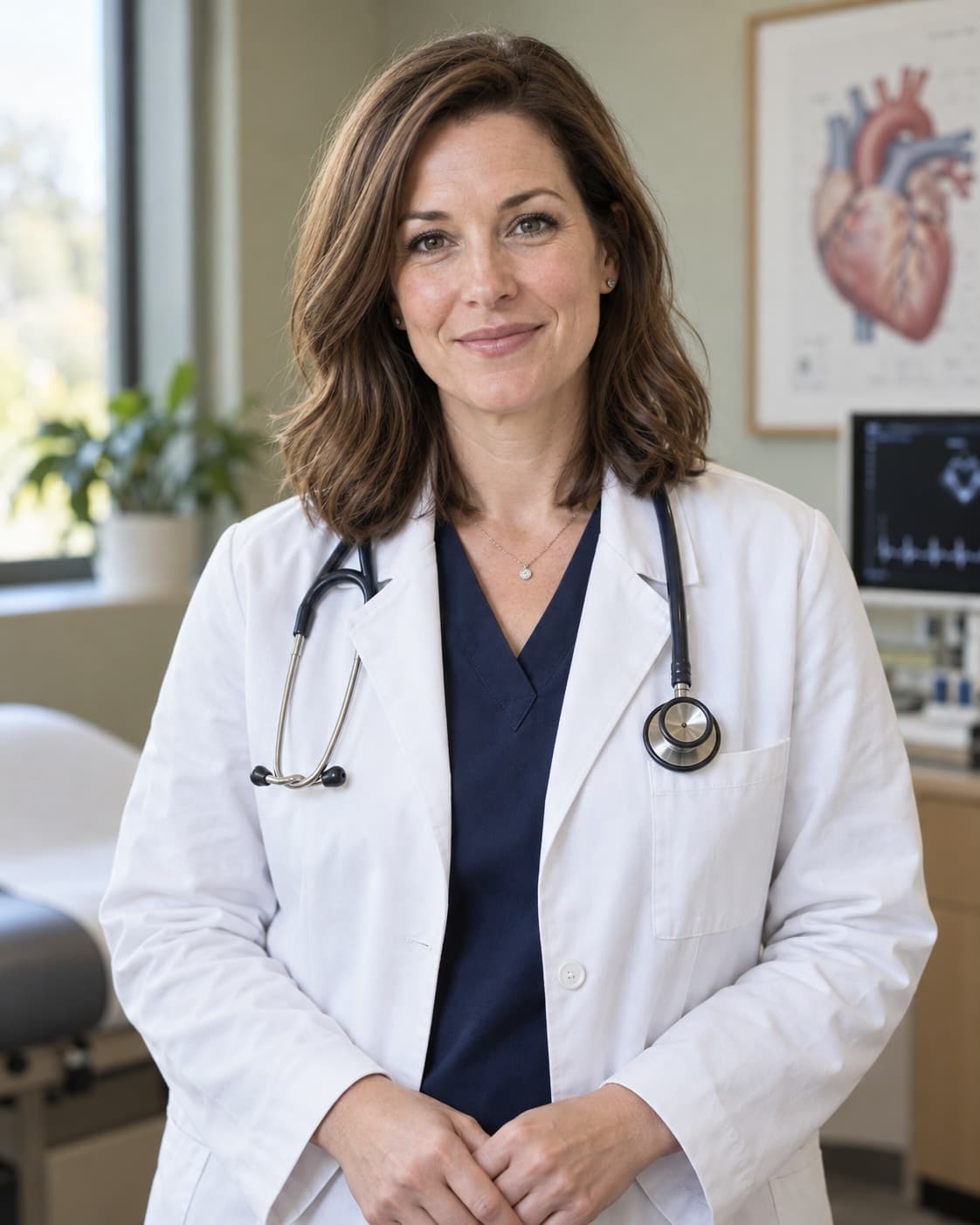 Portrait of Dr. Emily Carter, Cardiologist at Docavia
